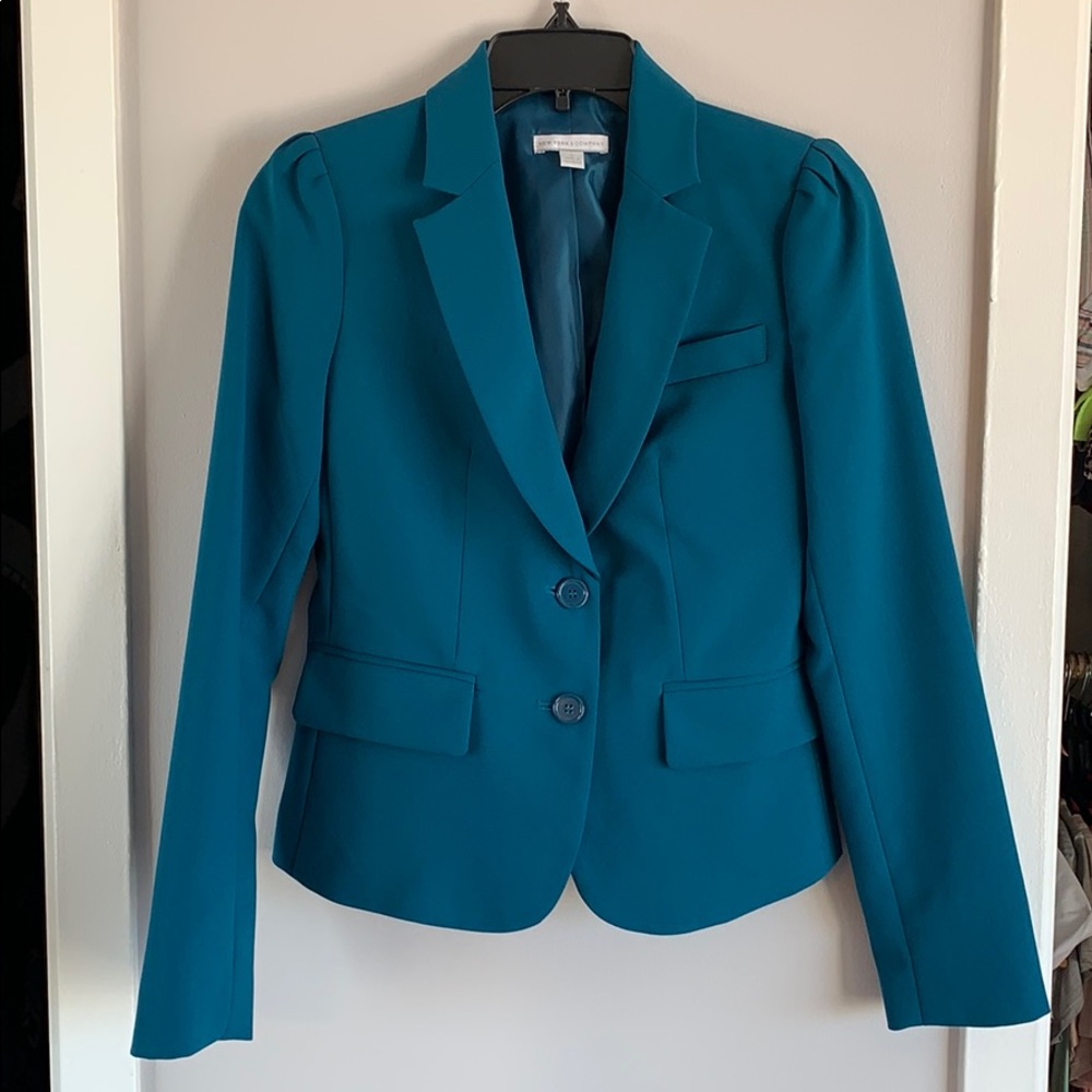 Teal blazer